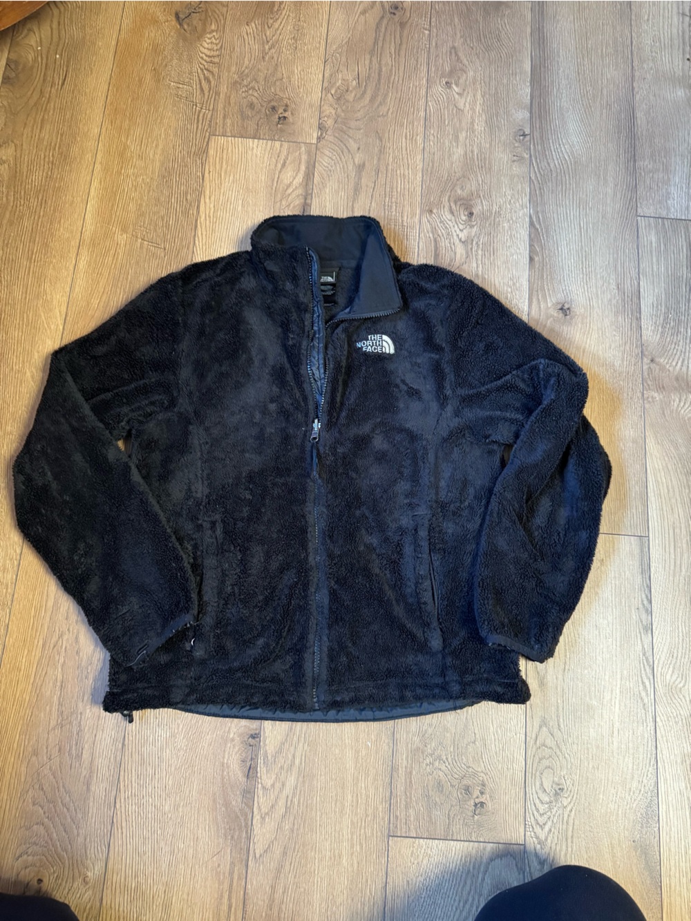 North Face Fleece Black Coat